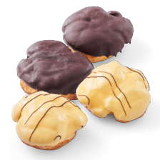 Chocolade- of bananenbol